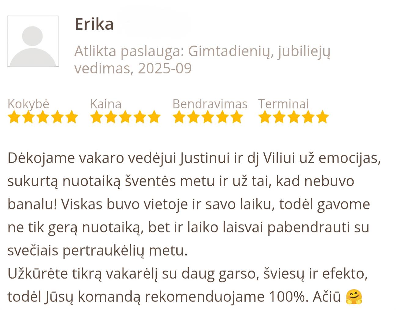 Atsiliepimas