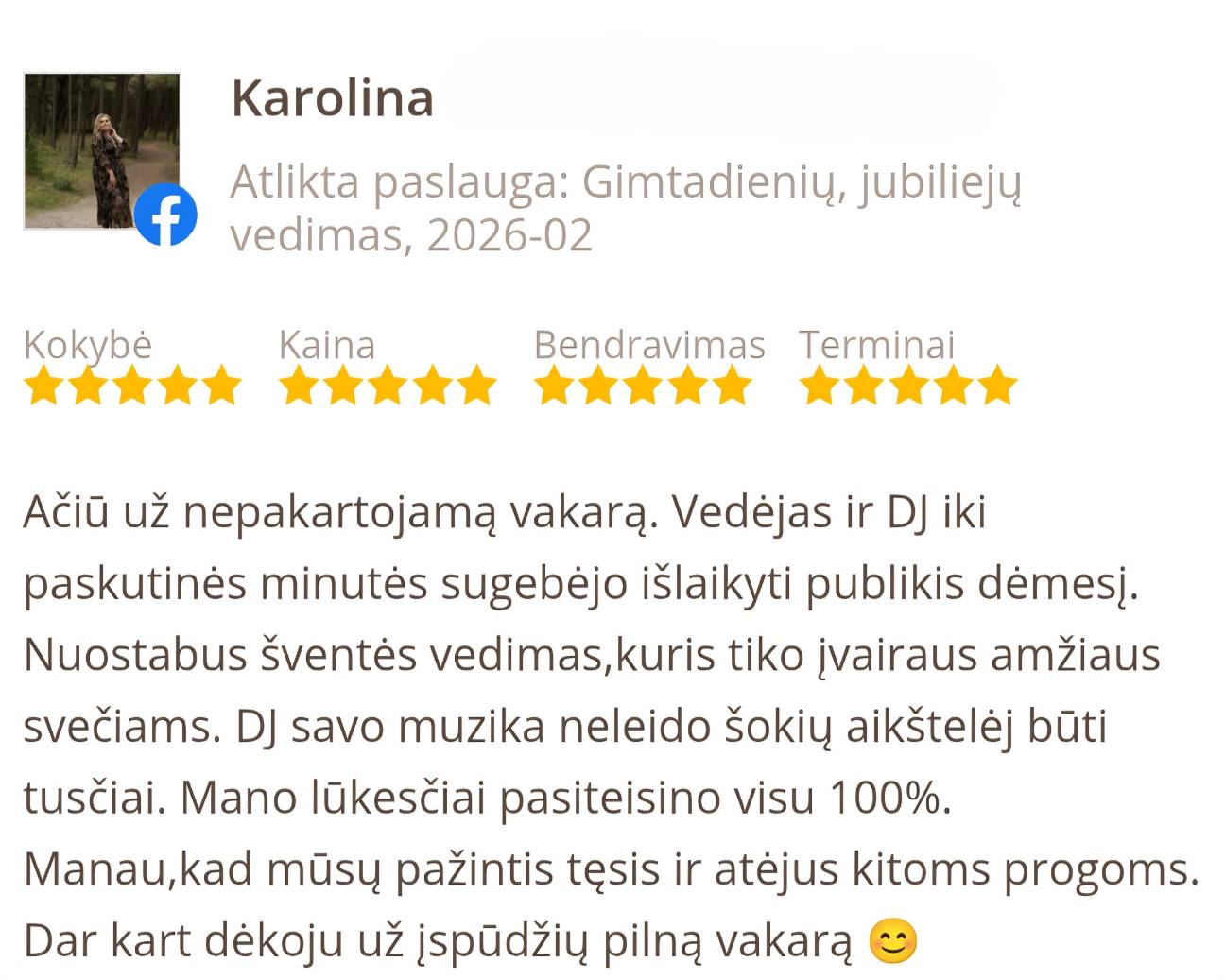 Atsiliepimas